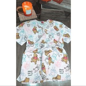 Winnie The Pooh Scrub Top